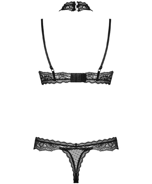 Obsessive Claudusia Black Lingerie Set SexyStyle Eu