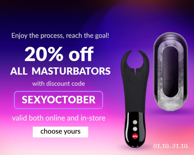 20% off all masturbators