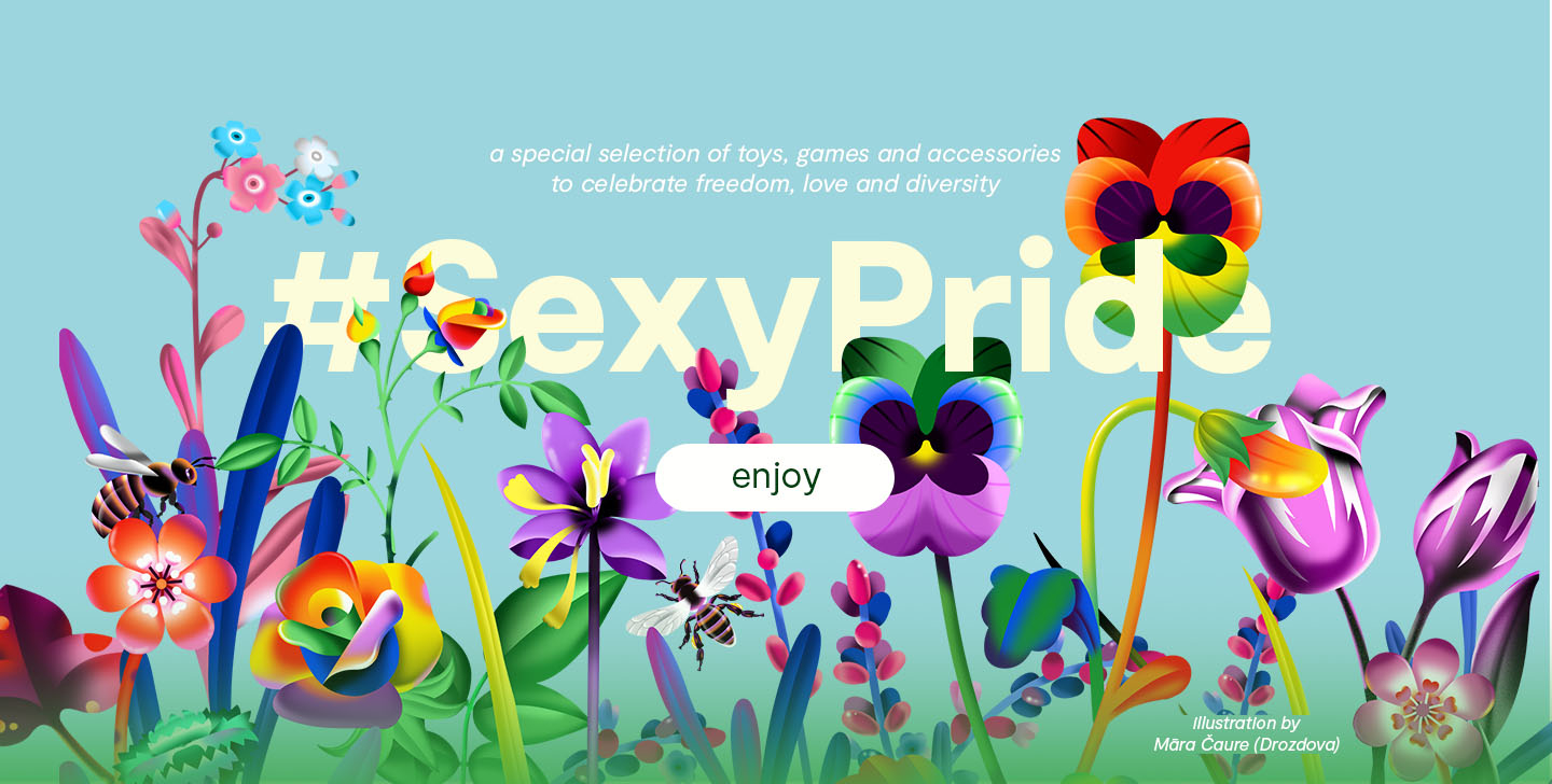 a special selection of toys, games and accessories 
to celebrate freedom, love and diversity

illustration by 
Māra Čaure (Drozdova)