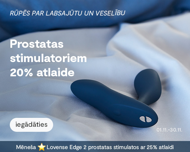 Prostatas stimulatoriem 20% atlaide