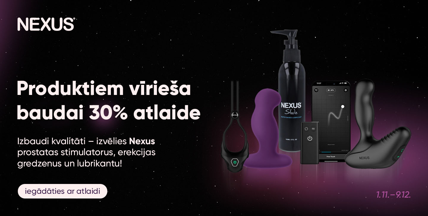 Produktiem vīrieša baudai 30% atlaide