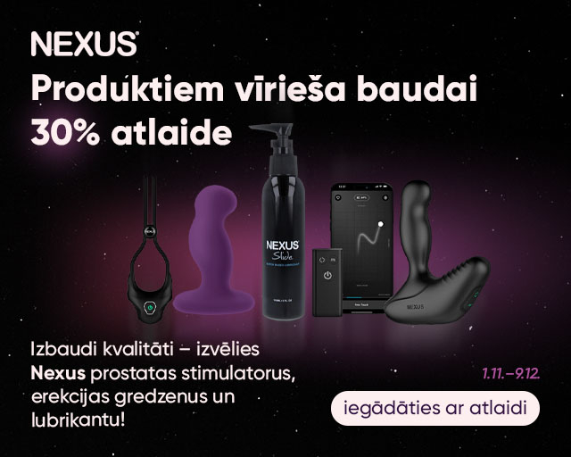 Produktiem vīrieša baudai 30% atlaide
