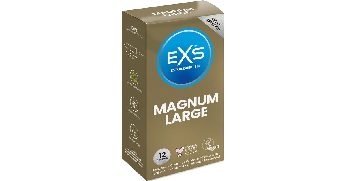 EXS Magnum Large презервативы (12 / 48 шт.) - SEXYSTYLE.eu