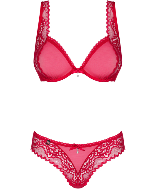 Two Piece Rouge G-String Set main image 1