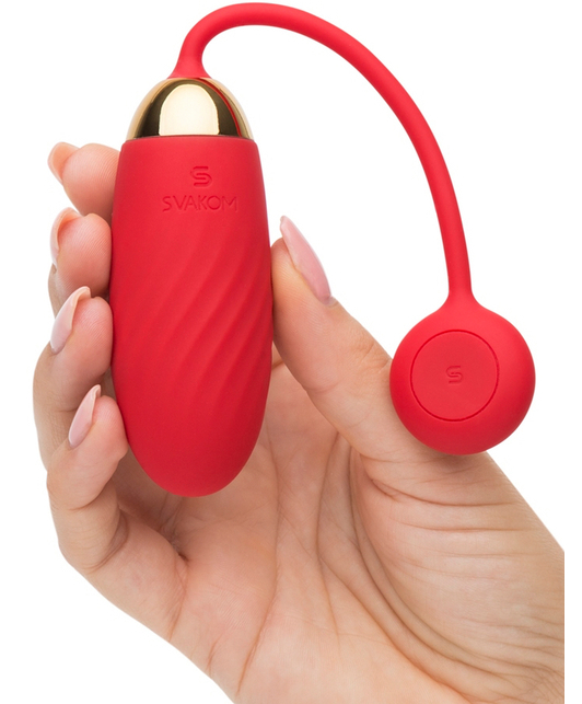 Ardour svakom ella vibrating bullet with mobile app control red sex toys for women sex toys for girls