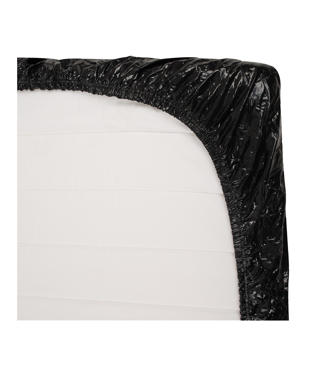 Fetish Collection black vinyl fitted sheet