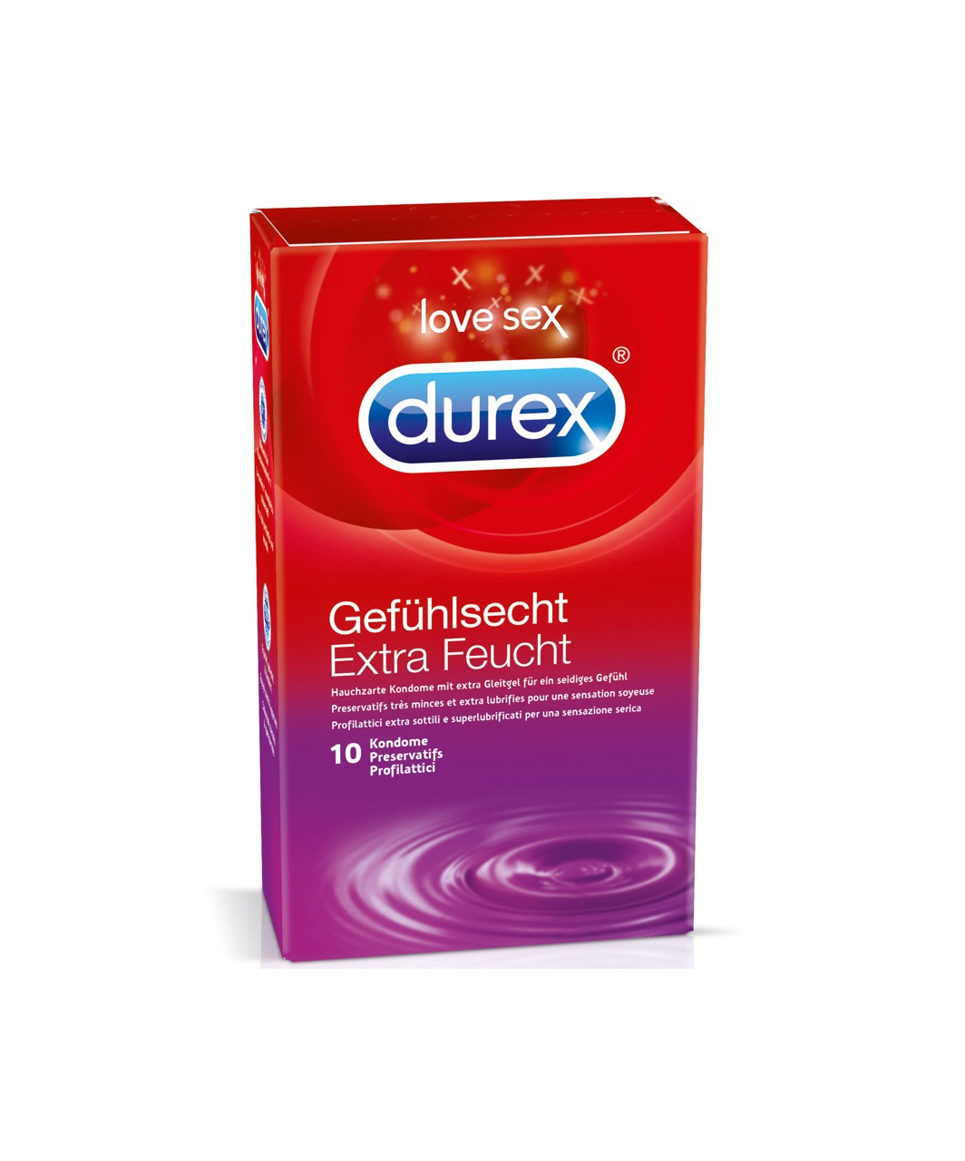 Durex Sensitive Extra Lubricated (10 шт.)