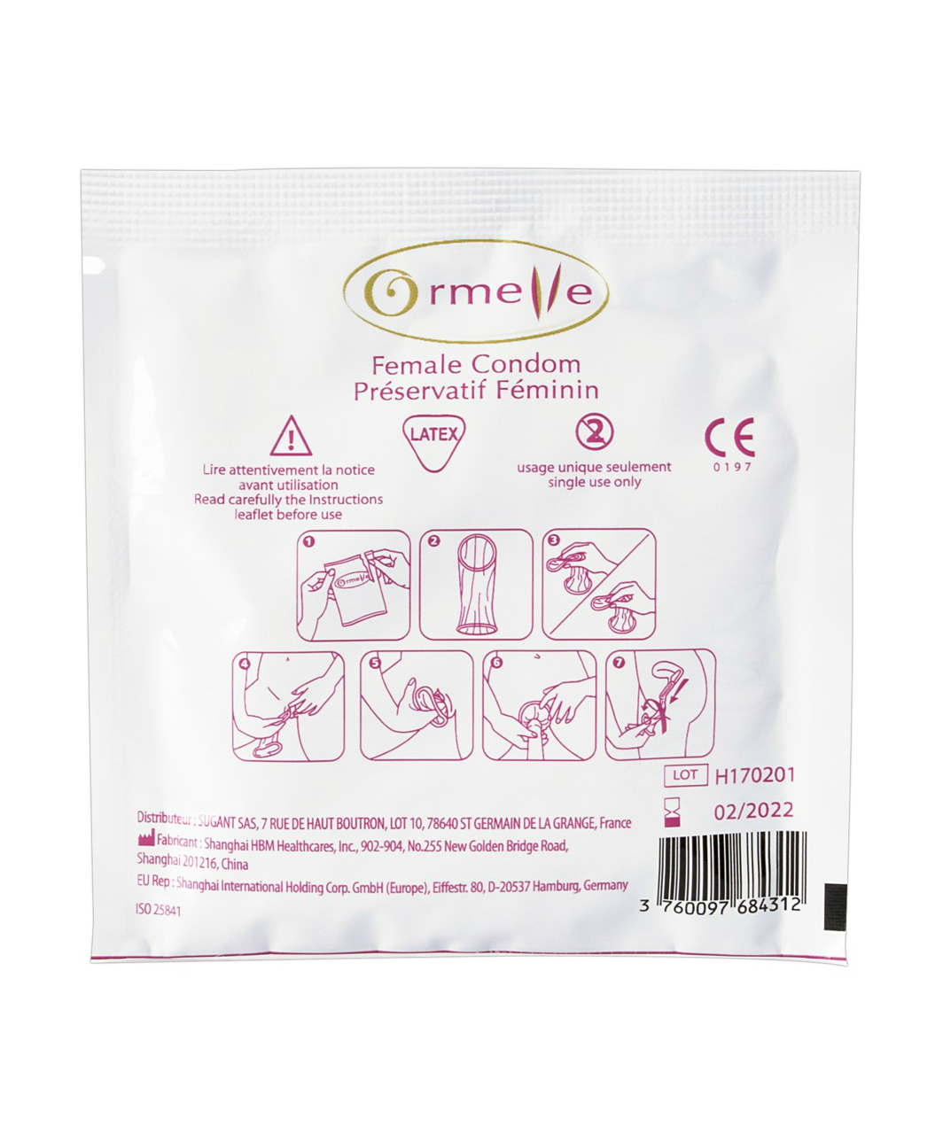 Ormelle женские презервативы (5 шт.)