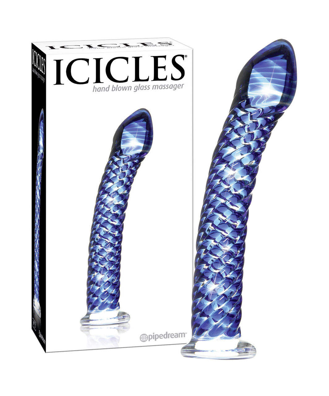 Icicles No. 29 klaasist dildo