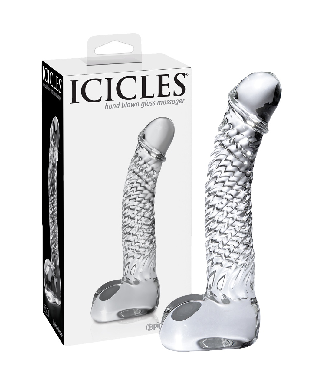 Icicles No. 61 glass dildo