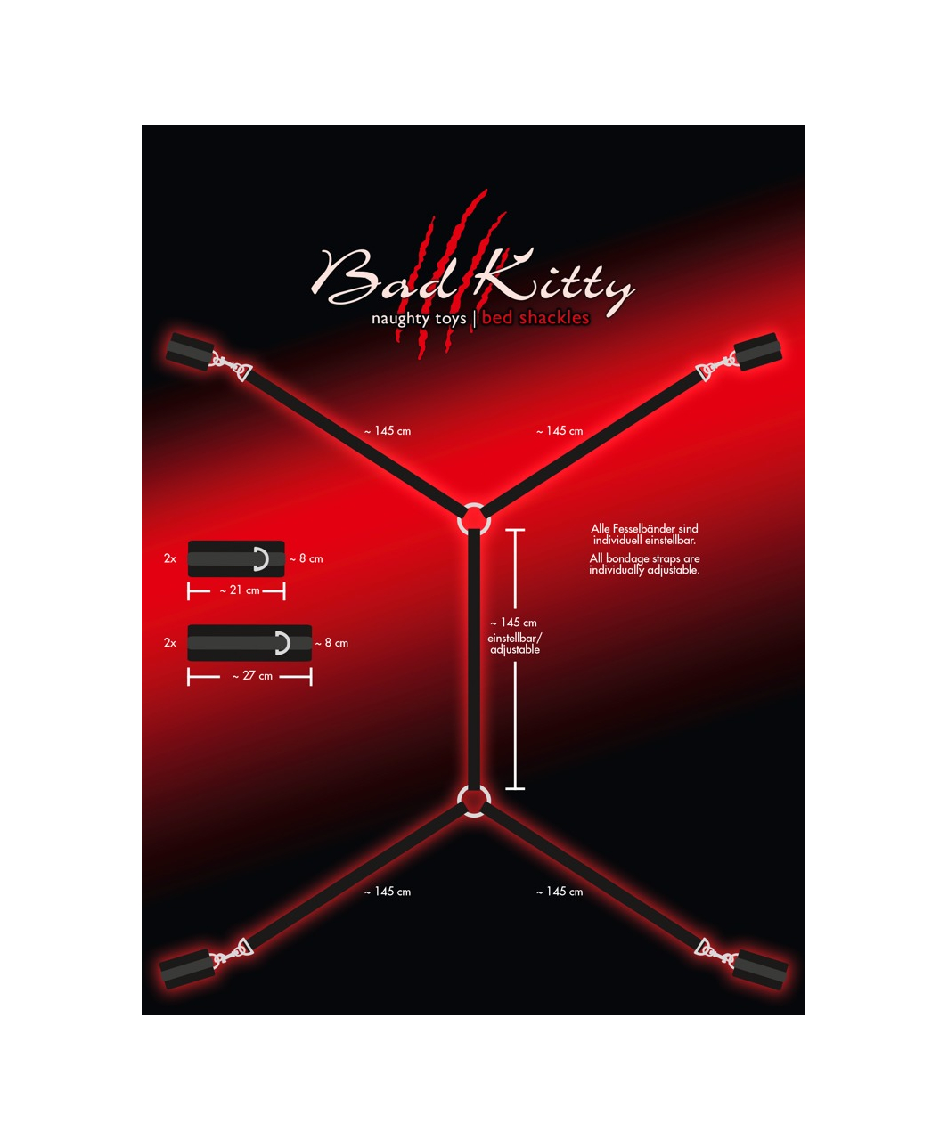 Bad Kitty Under The Bed Restraint Set