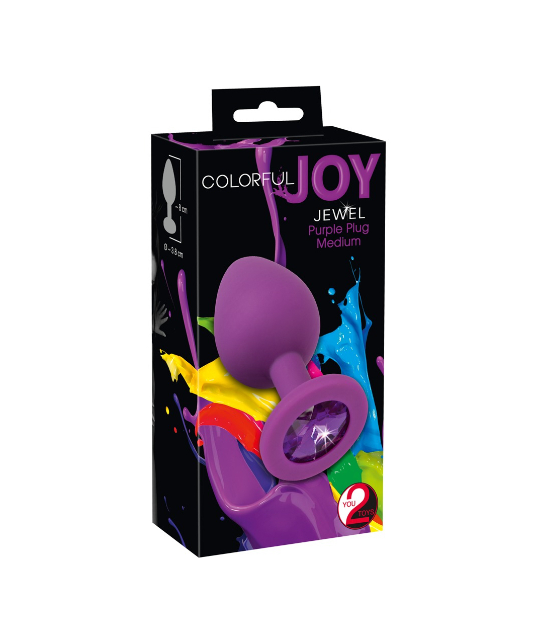 Colorful Joy Jewel Plug Medium