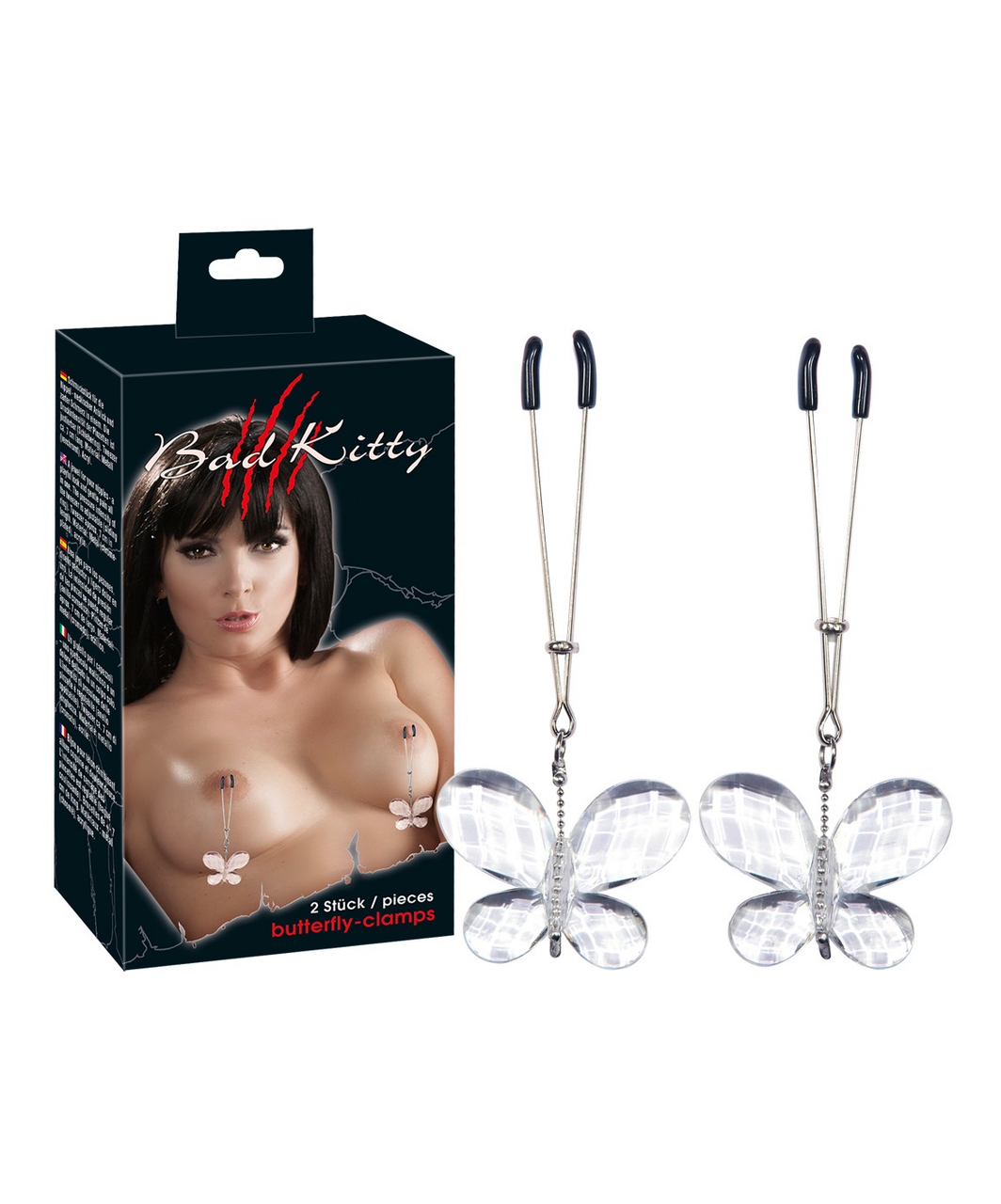 Bad Kitty butterfly clamps