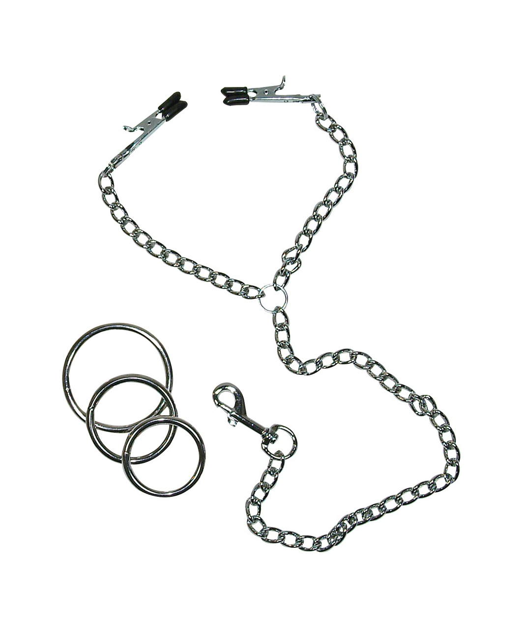 Fetish Collection Nipple Clamps/Cock Ring/Chain