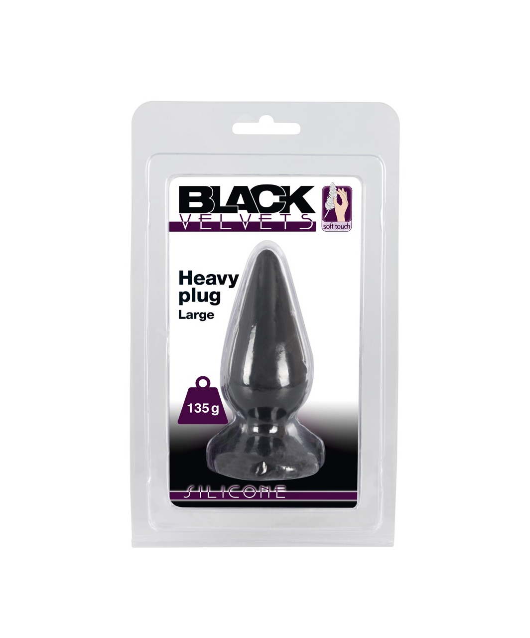 Black Velvets Weighted Butt Plug