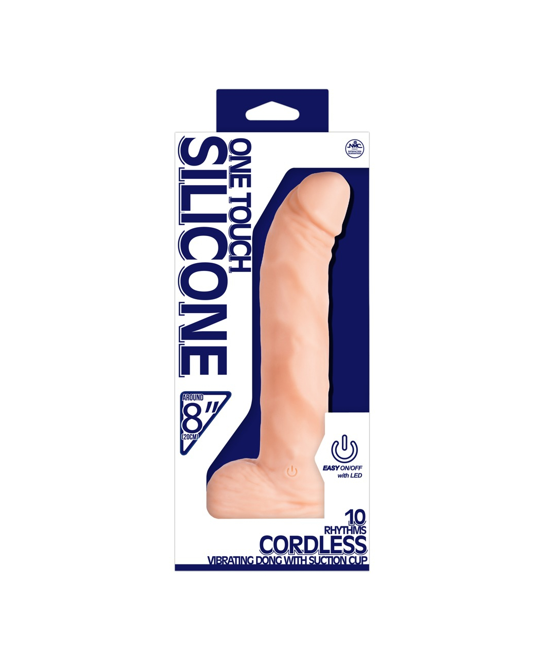 NMC One Touch Silicone 8" vibrator