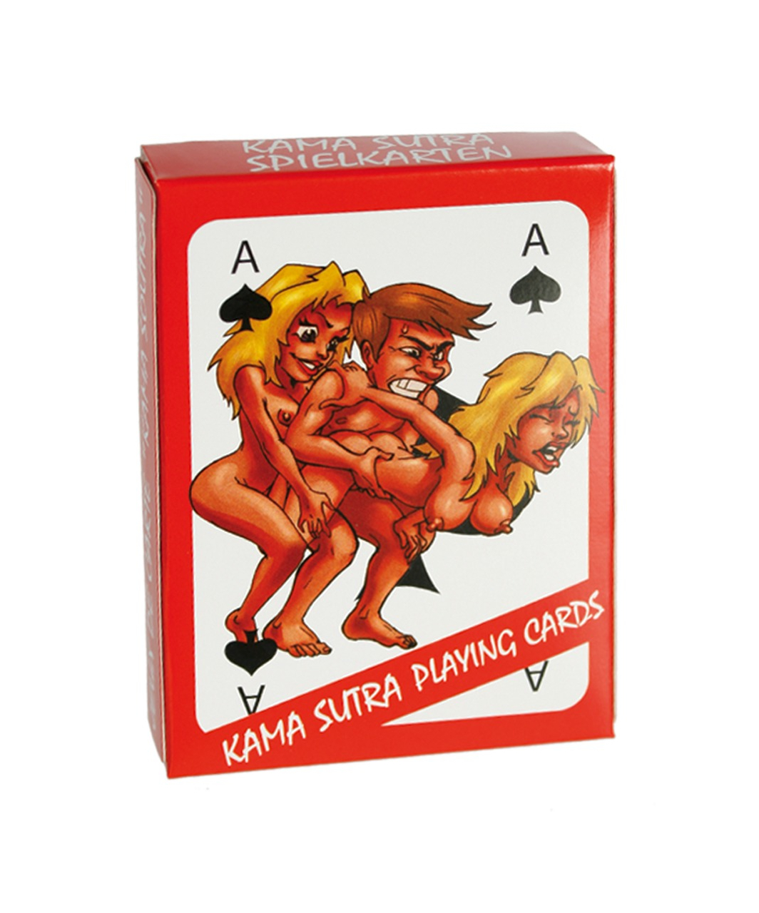 OV spēļu kārtis ar seksa karikatūrām