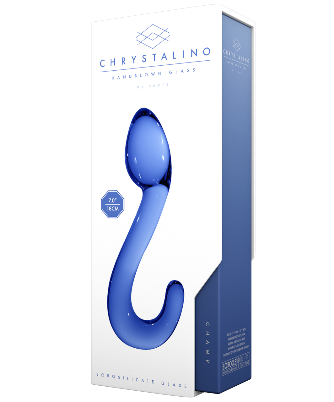 Chrystalino Champ glass dildo