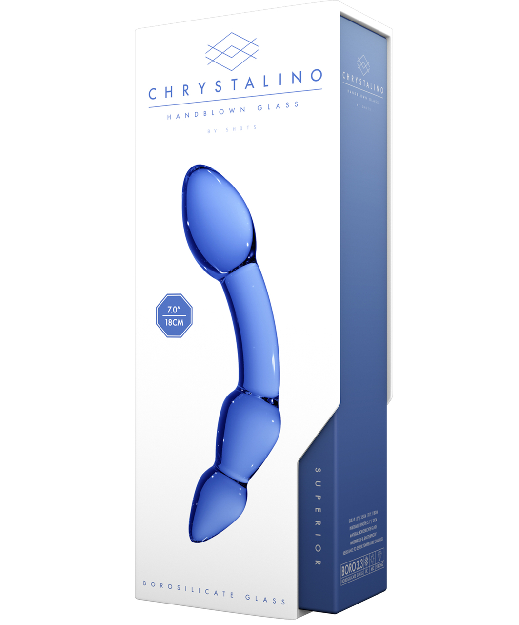 Chrystalino Superior stikla dildo