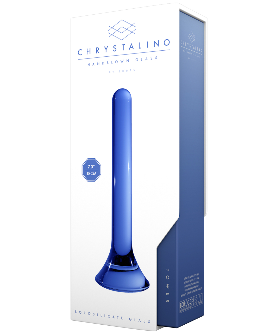 Chrystalino Tower glass dildo