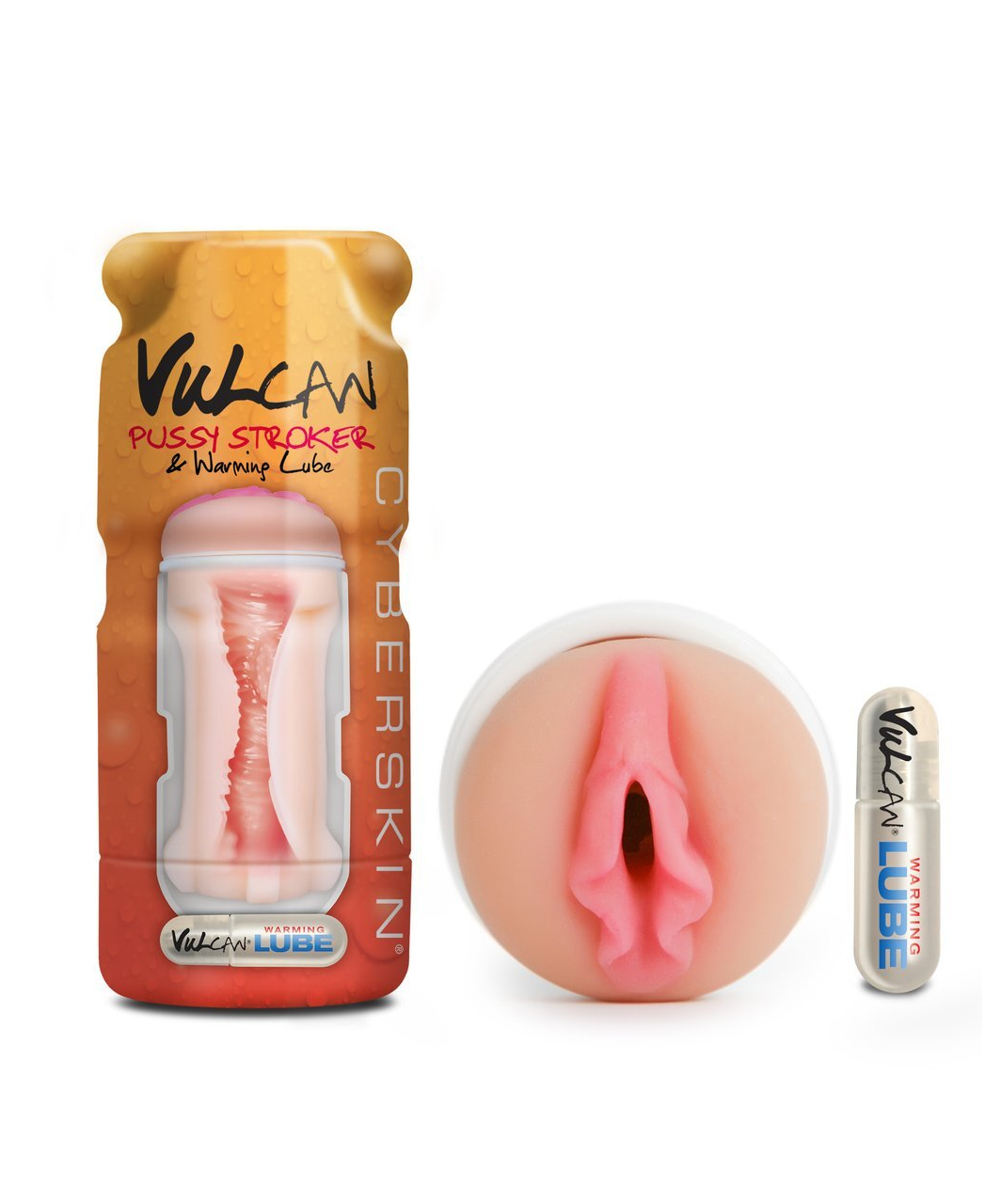 Vulcan Realistic Stroker With Warming Lube