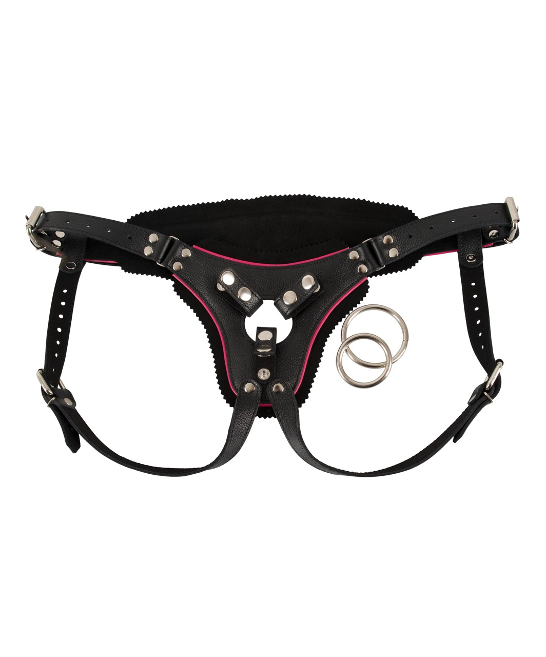 Zado leather strap-on harness