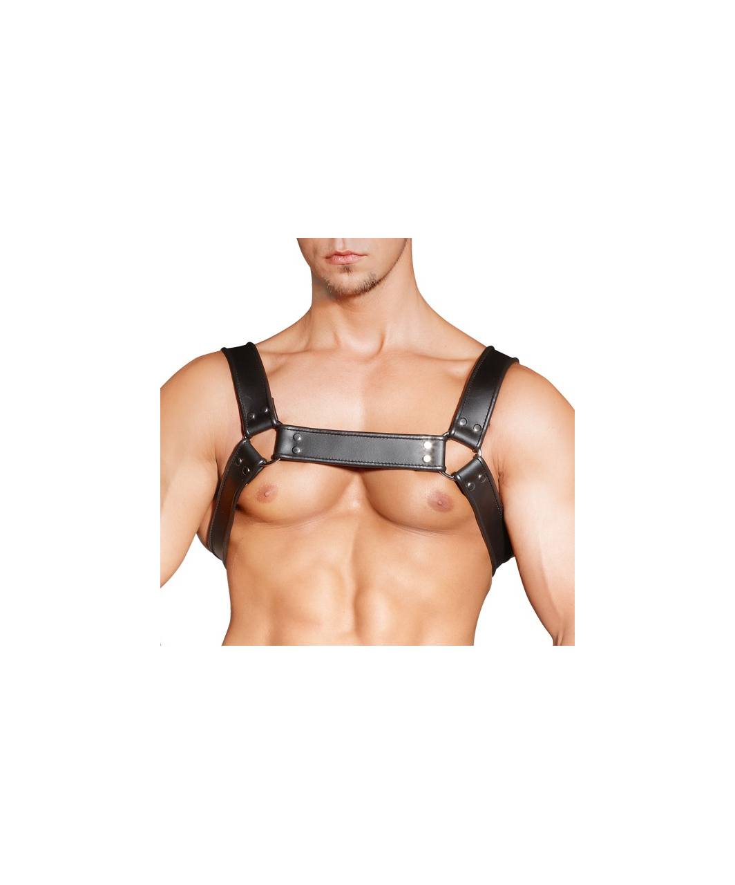 Zado leather chest harness