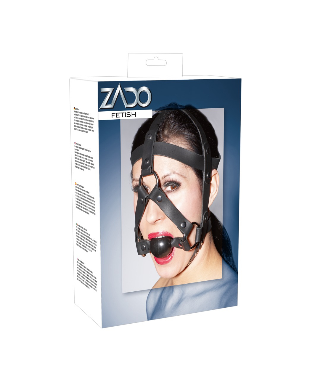 Zado Gag leather head harness