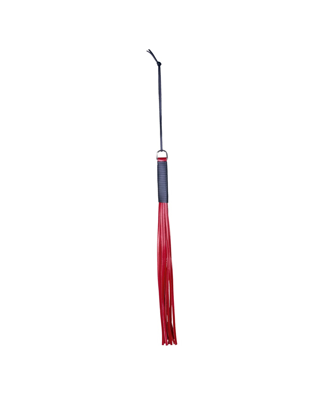 Zado red leather whip