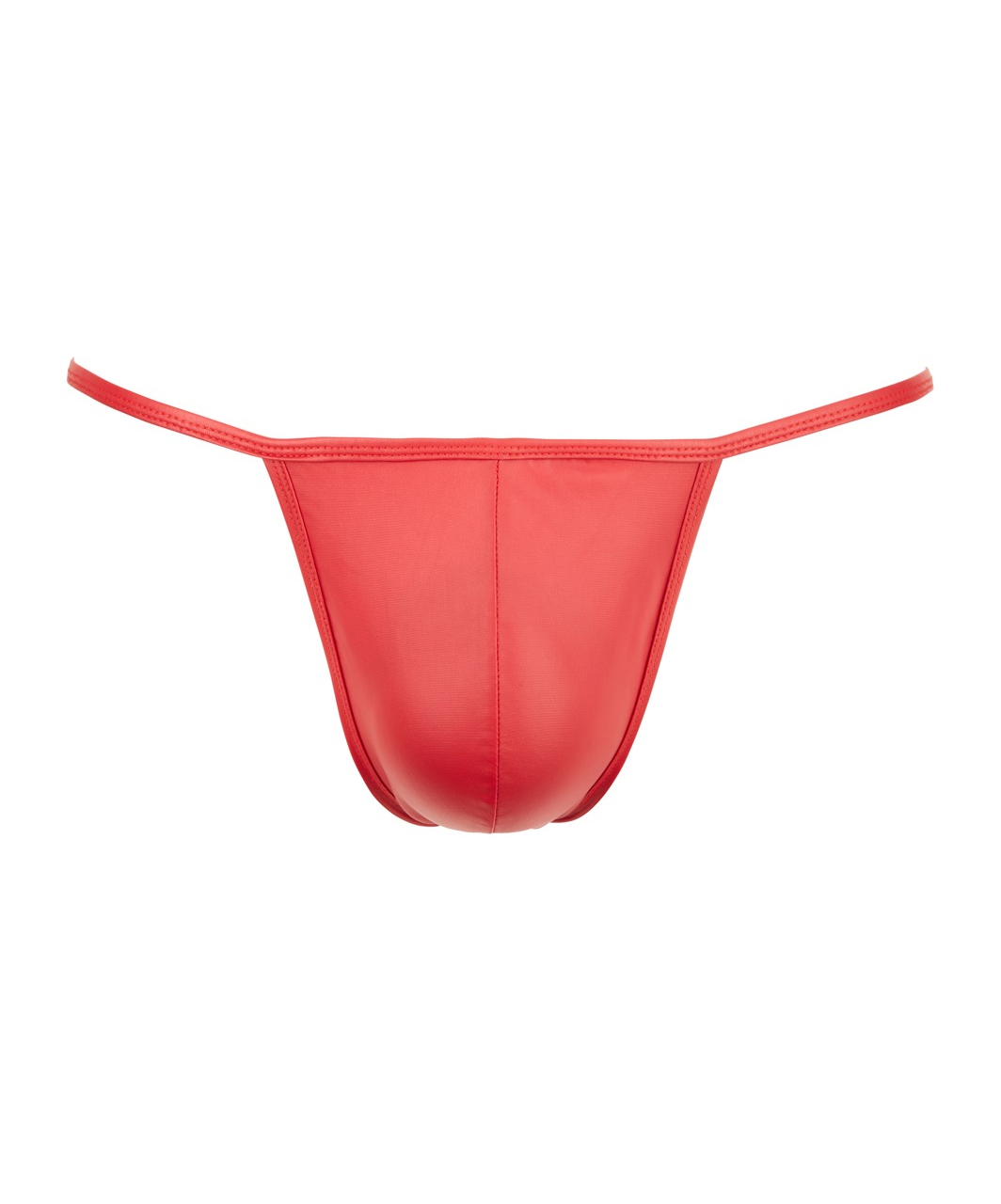 Svenjoyment sarkanas matēta auduma bikini biksītes