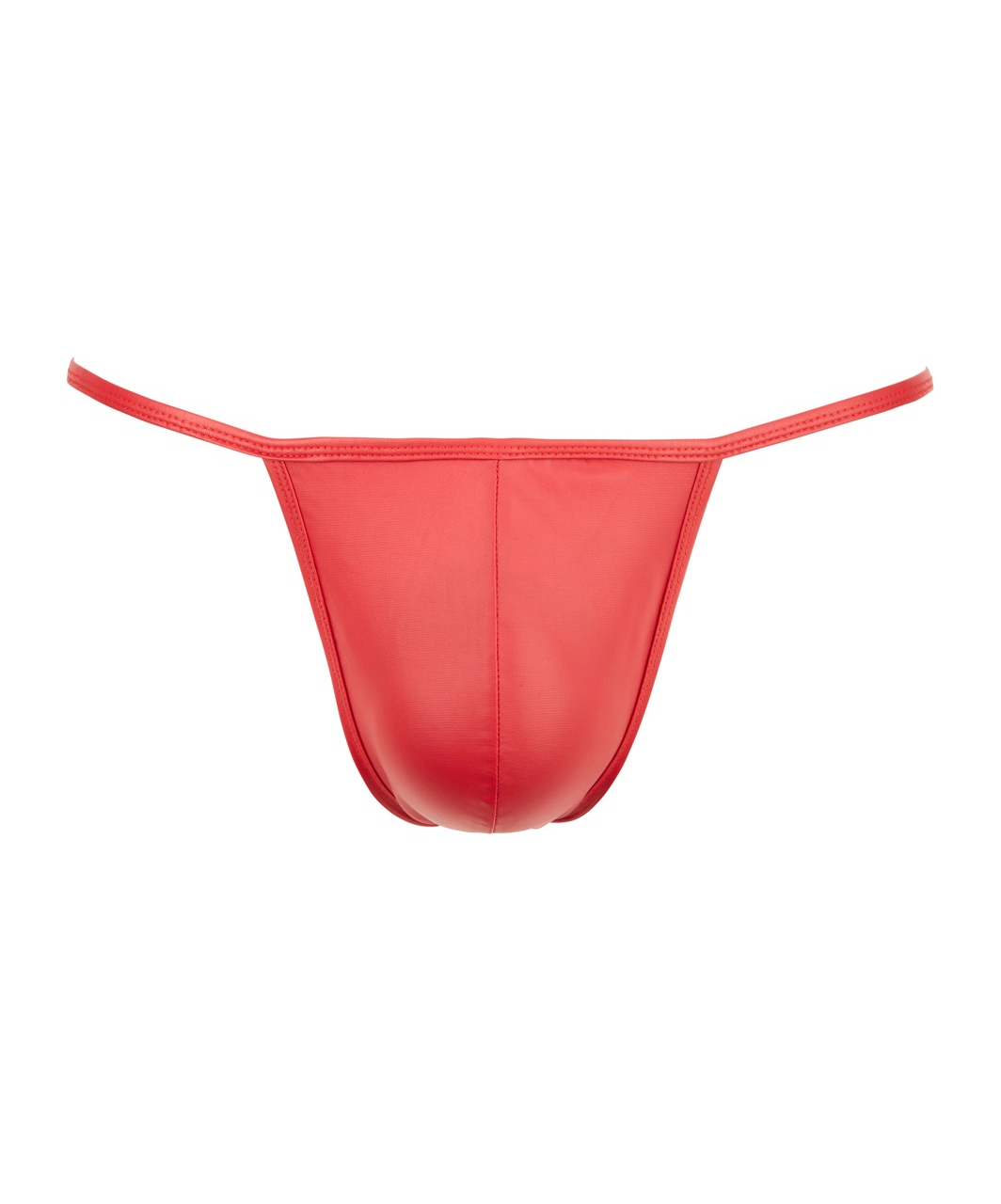 Svenjoyment red matte look bikini briefs