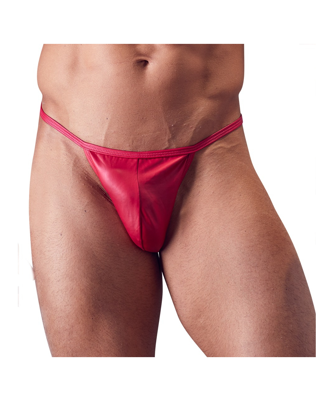 Svenjoyment red matte look bikini briefs