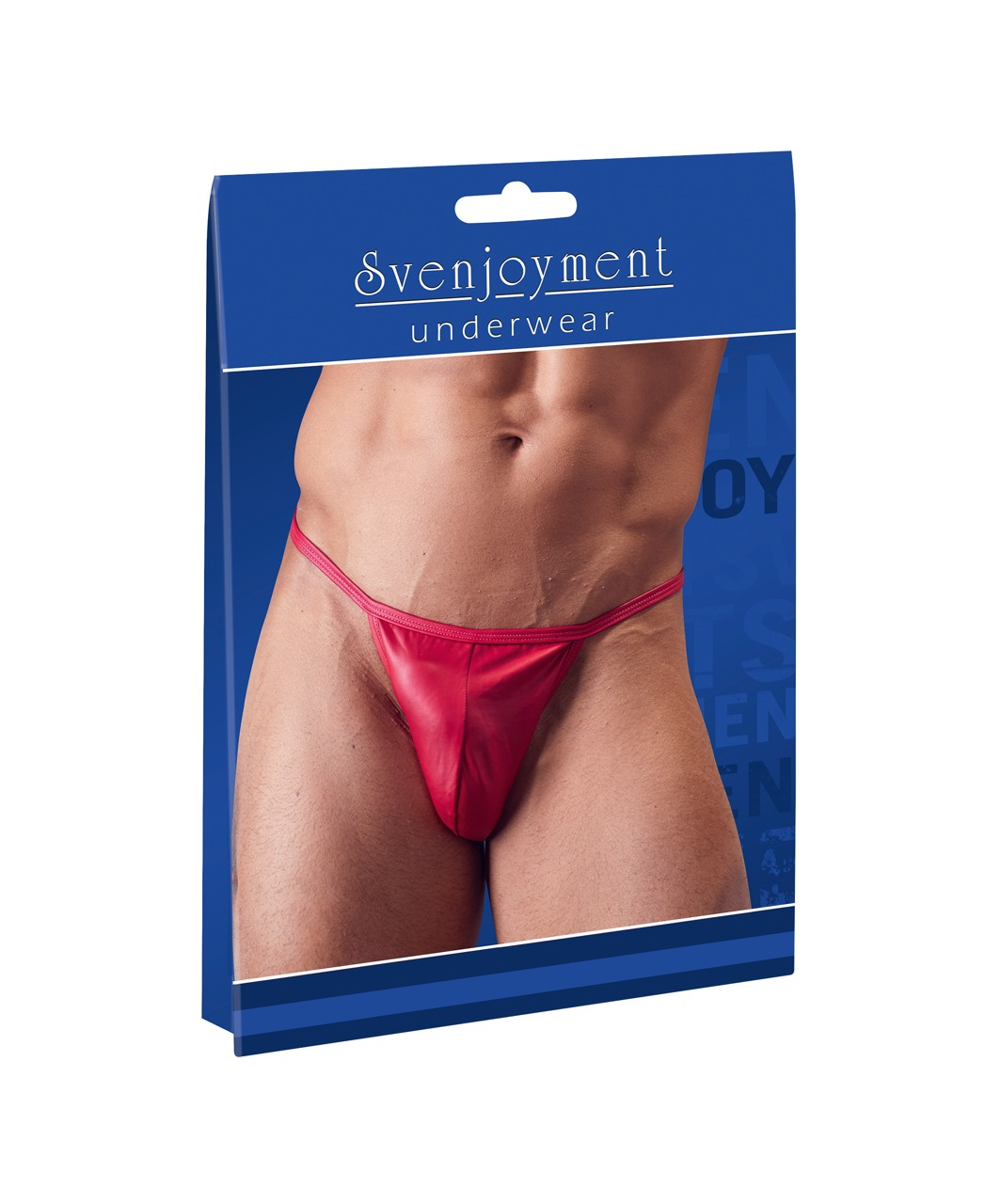 Svenjoyment red matte look bikini briefs