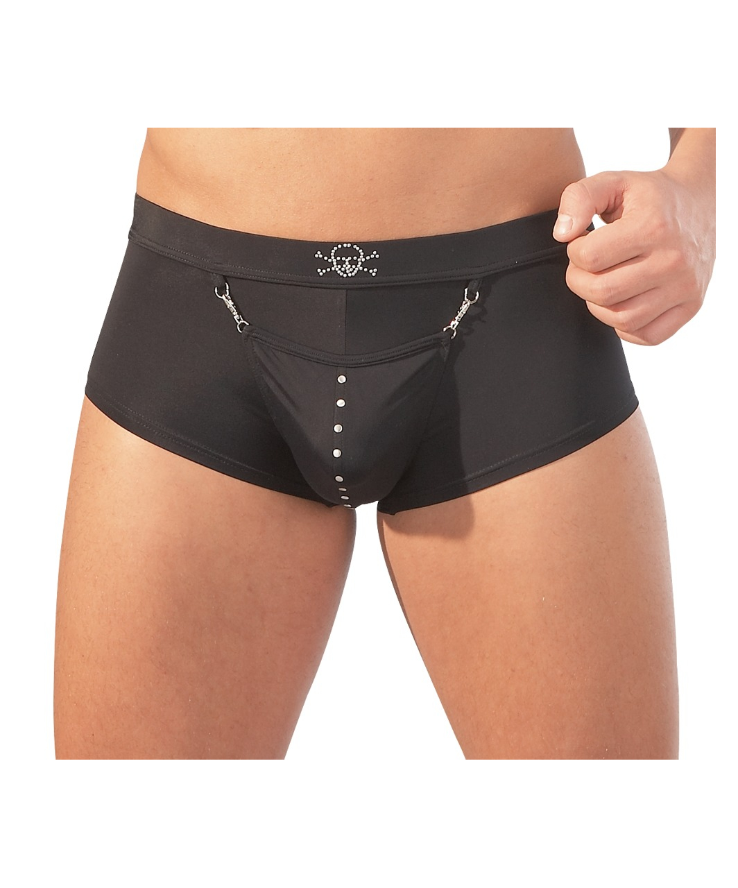 Svenjoyment black trunks with studs