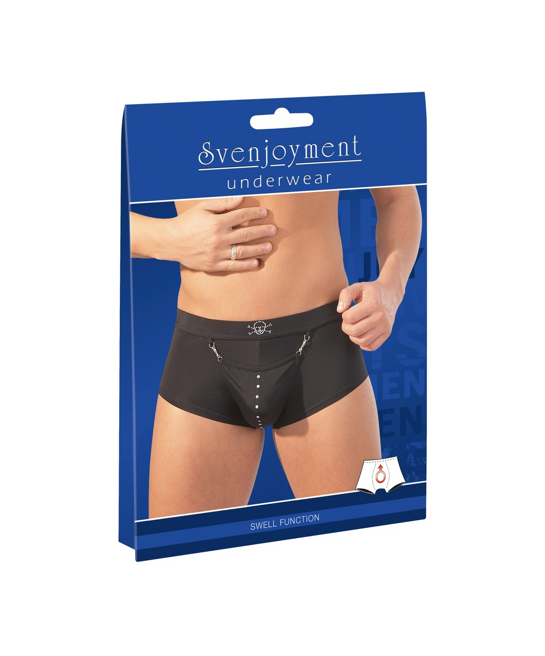 Svenjoyment black trunks with studs