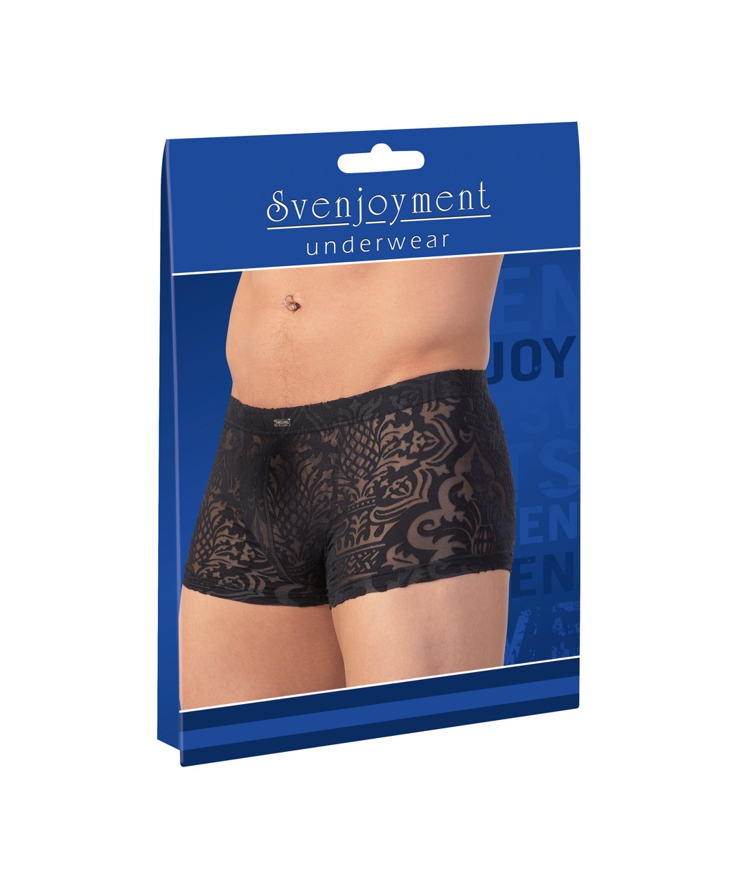 Svenjoyment black devoré style trunks