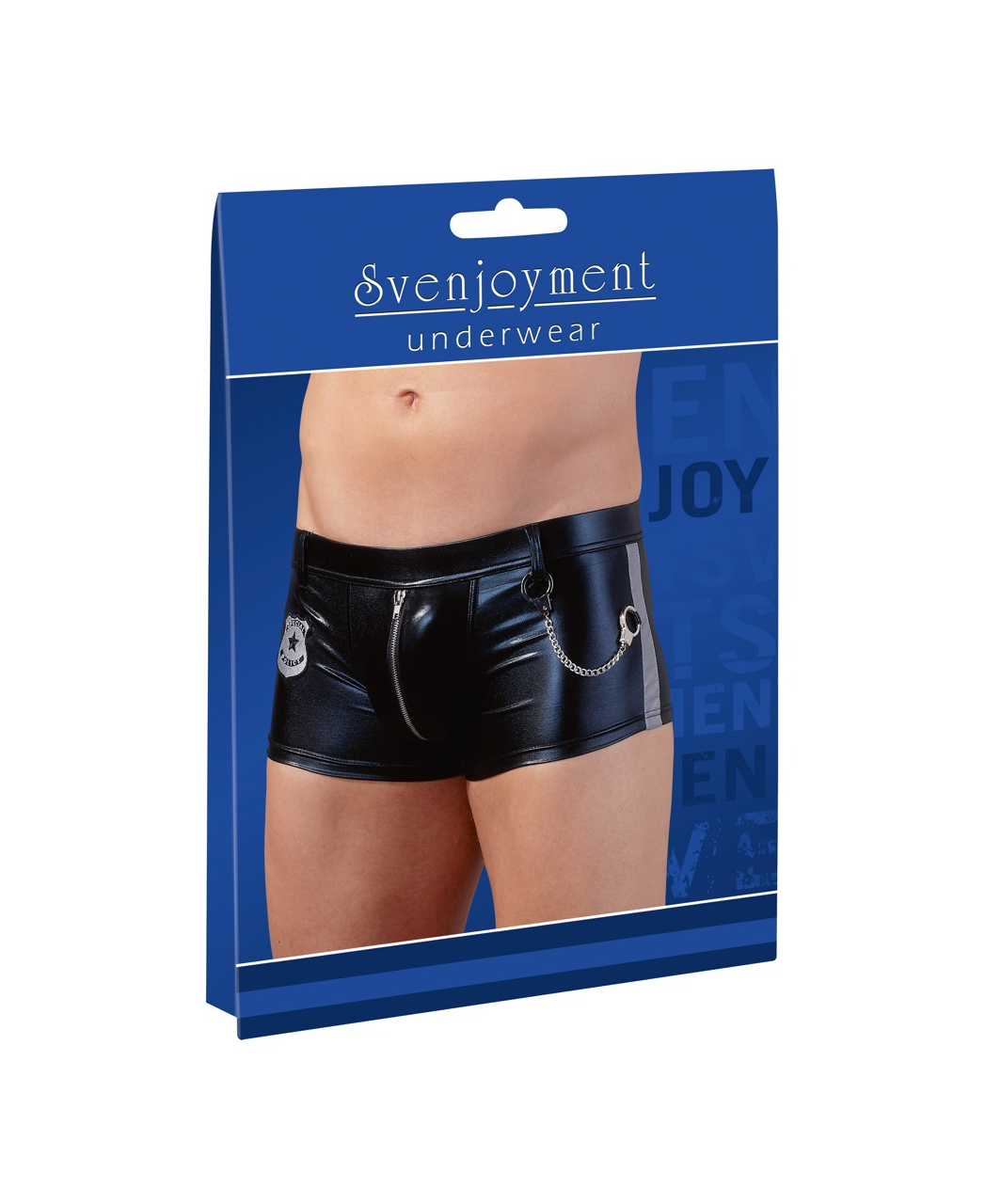 Svenjoyment policeman trunks with zipper