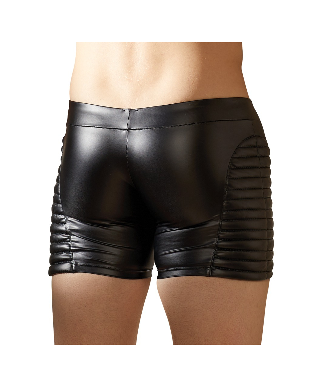 NEK black biker style boxer shorts