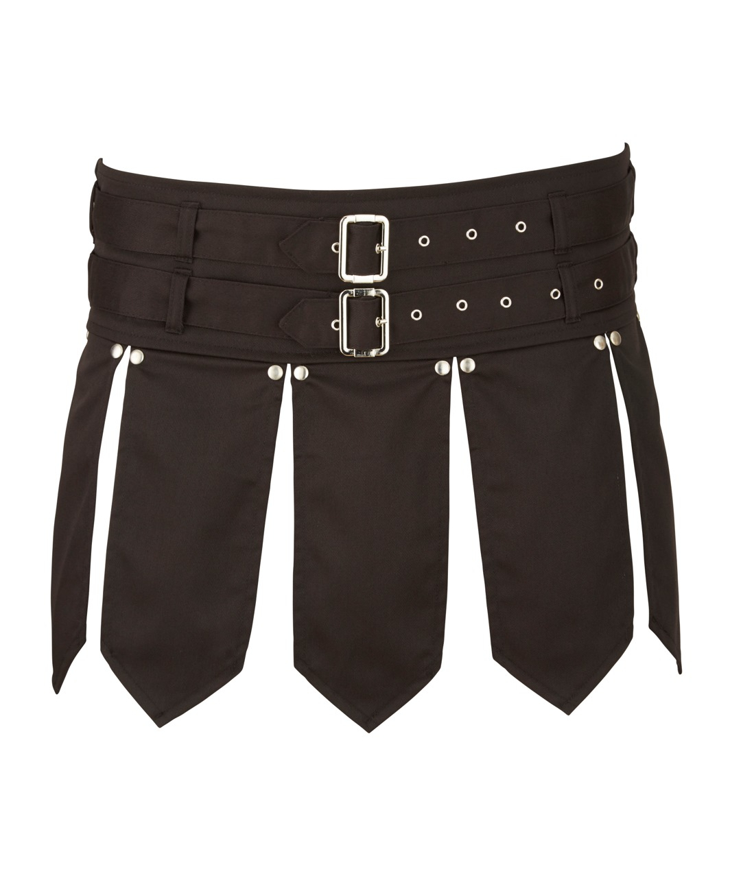 Svenjoyment black gladiator style skirt