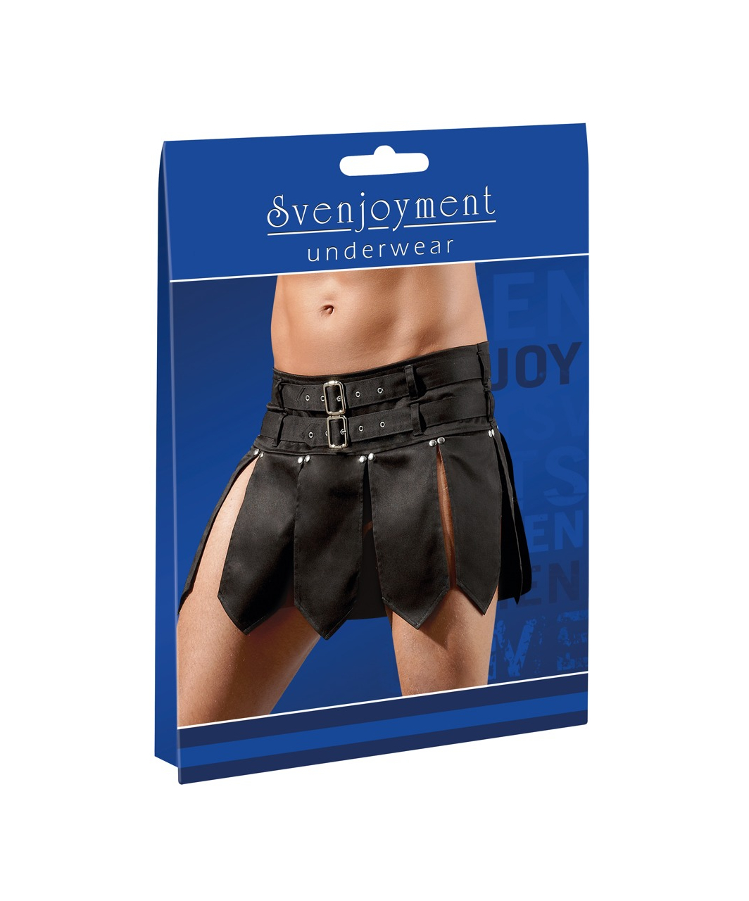 Svenjoyment black gladiator style skirt