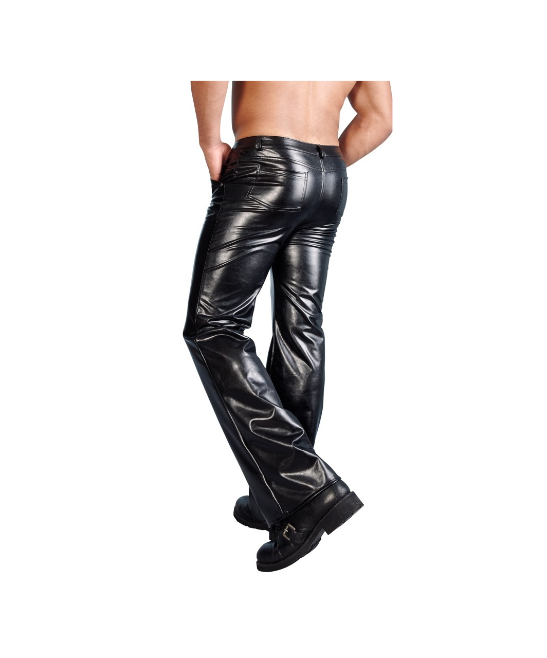 Svenjoyment Imitation Leather Pants for him