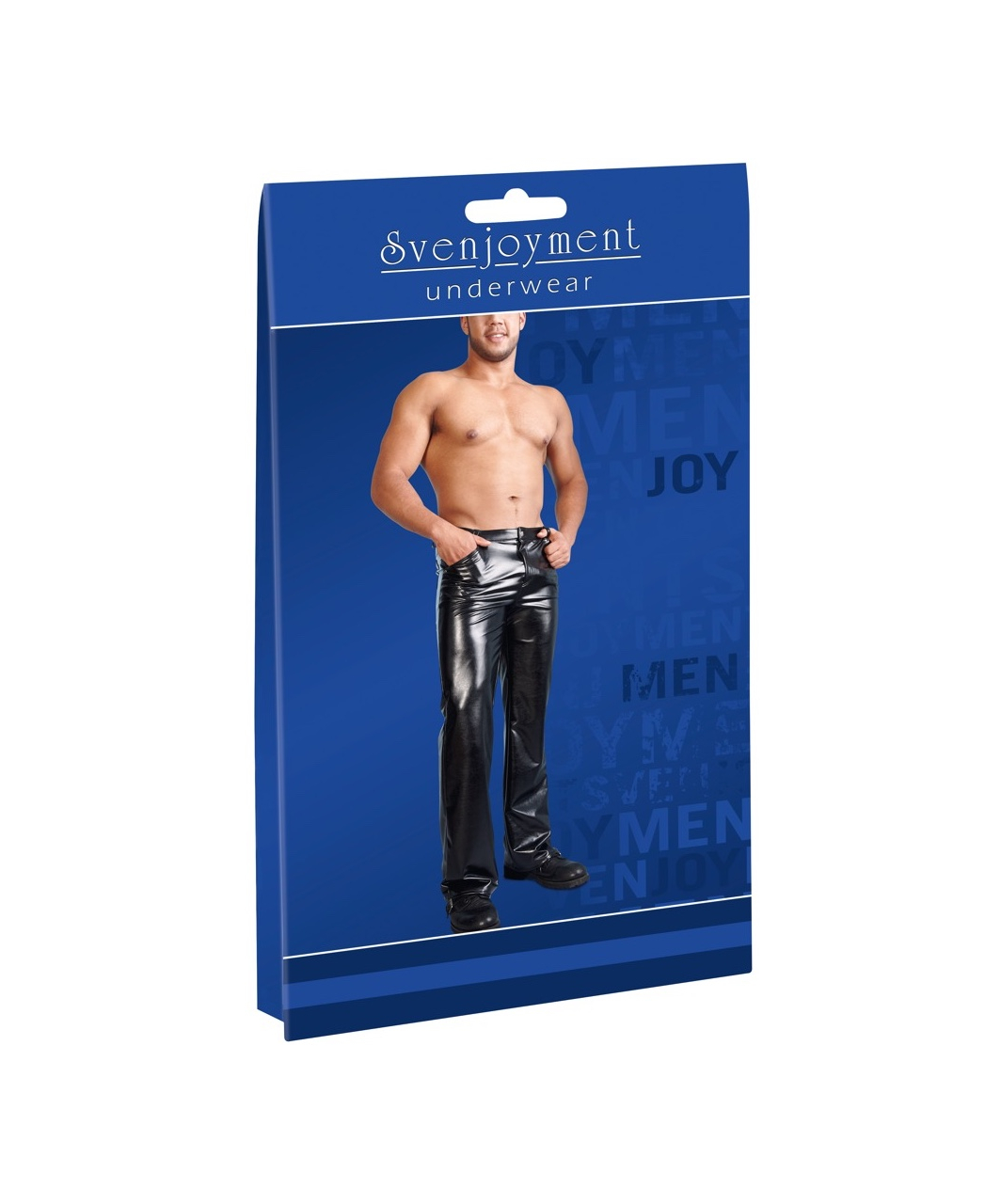 Svenjoyment Imitation Leather Pants for him