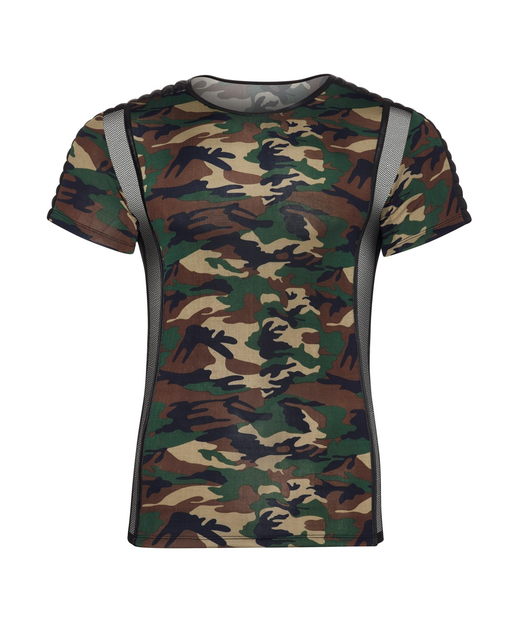NEK T krekls kamuflāžas krāsās ar tīkliņauduma ielaidumiem