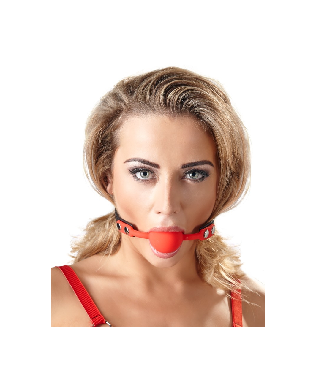 Bad Kitty red silicone ball gag