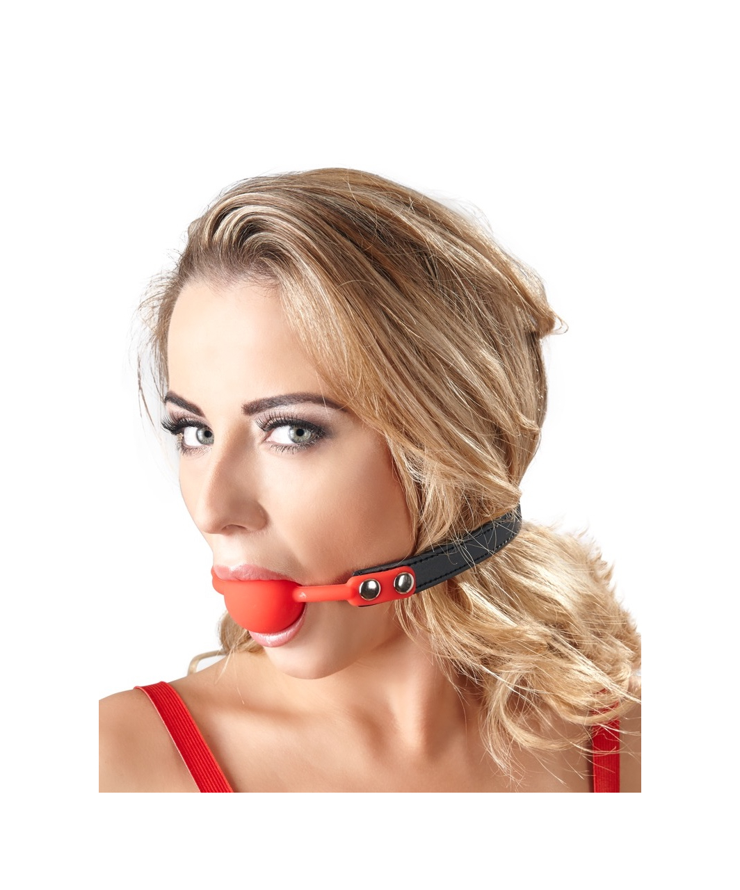 Bad Kitty red silicone ball gag