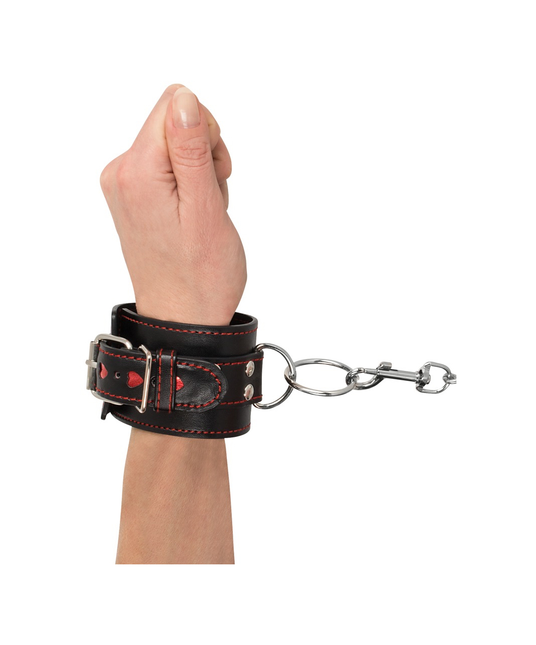 Bad Kitty leather-look hand cuffs