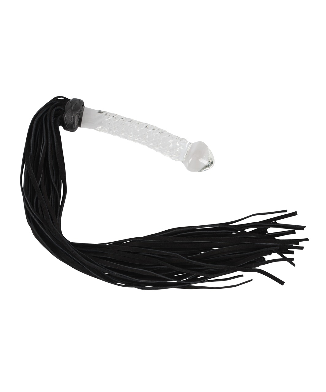 Bad Kitty flogger with glass handle