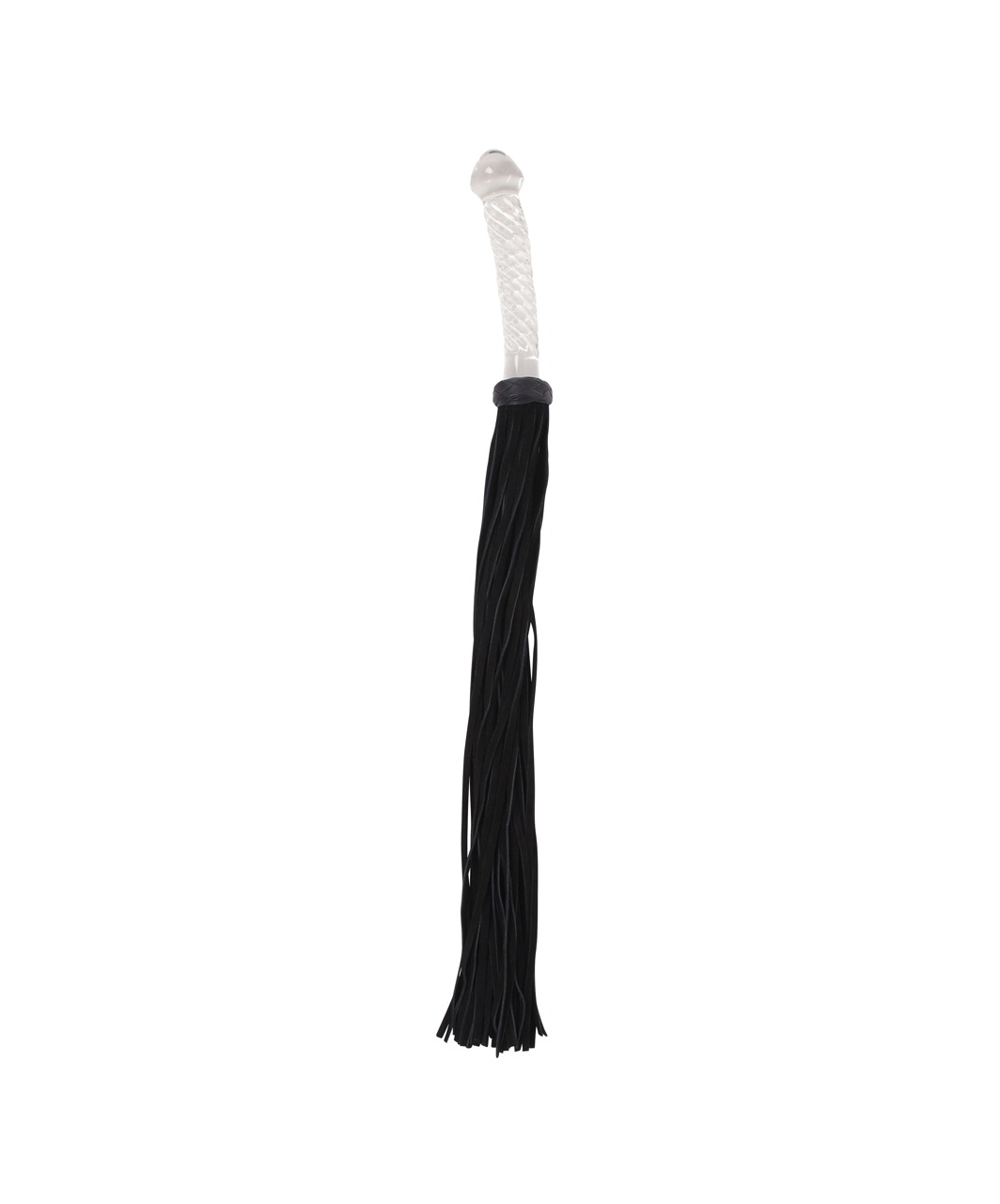 Bad Kitty flogger with glass handle