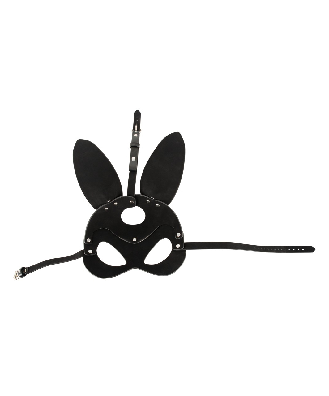 Bad Kitty black faux leather bunny mask