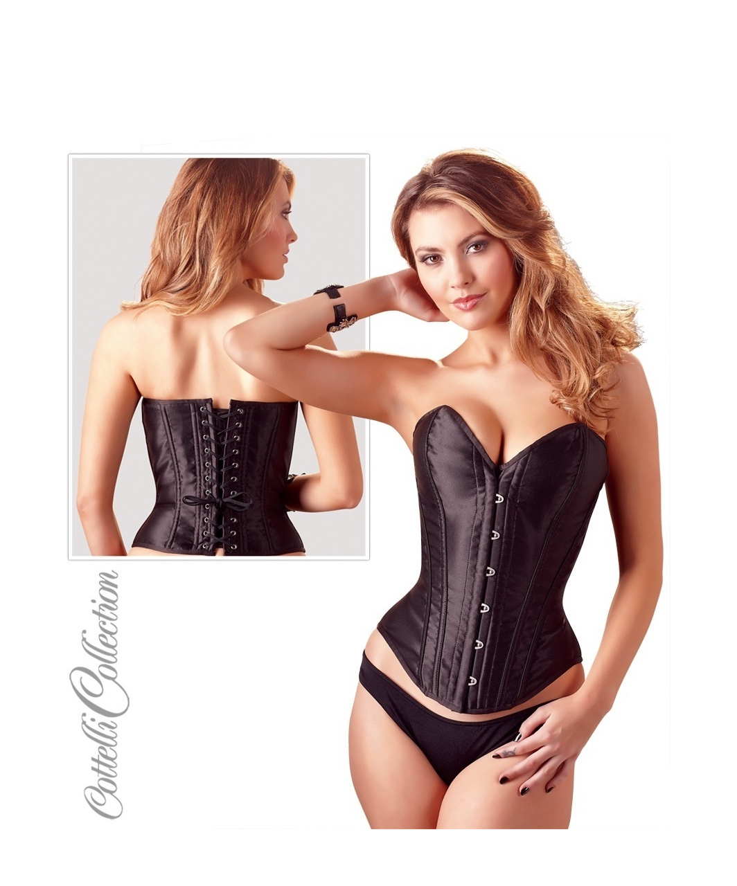 Cottelli Lingerie black corset